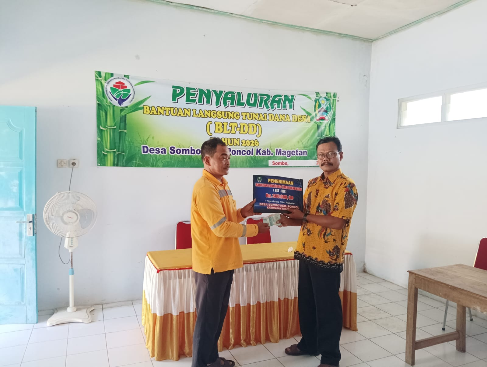 PENYALURAN BLT DD ALOKASI BULAN JANUARI - MARET 2026